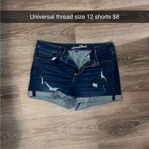 Universal Thread Dark Blue Jean Shorts